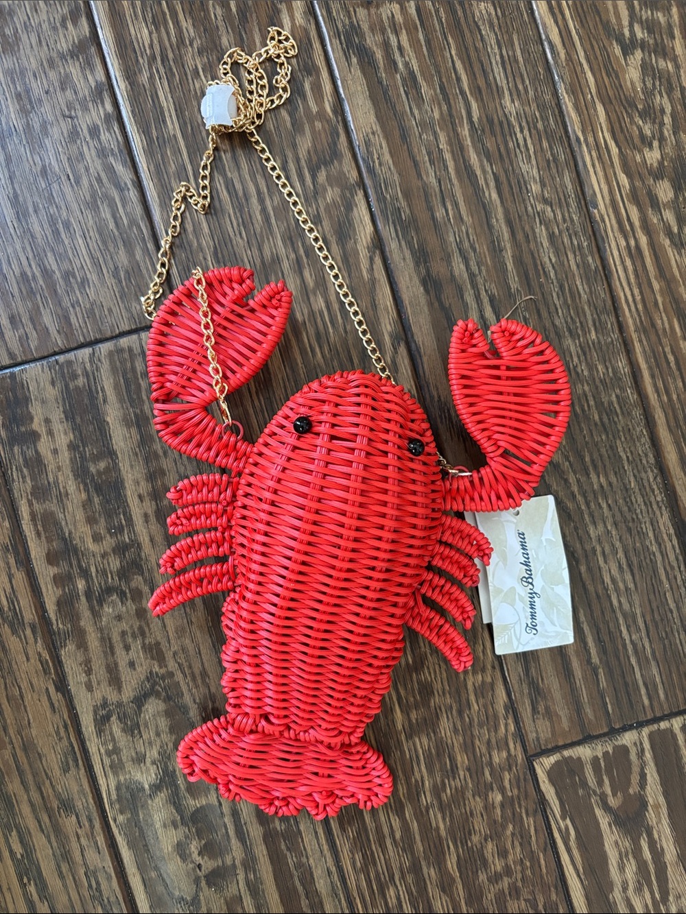 Tommy Bahama NWT lobster purse bag straw